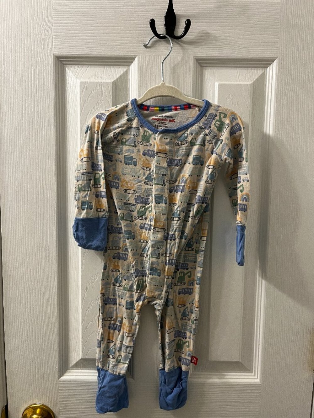 Magnetic Me 3-6 Month Convertible Coverall Pajamas